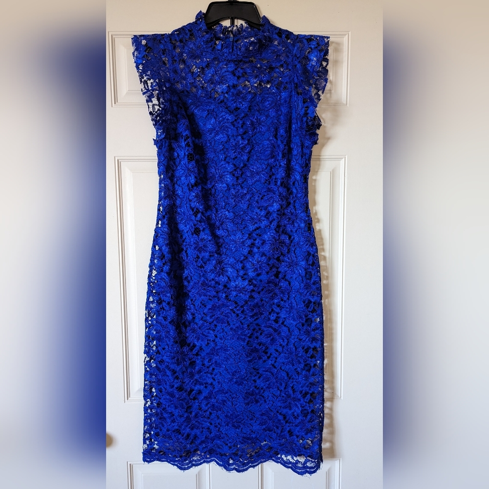 Blue Lace Dress size 10